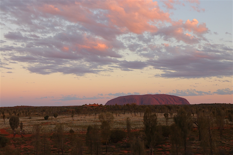 Uluru in al zijn grootsheid